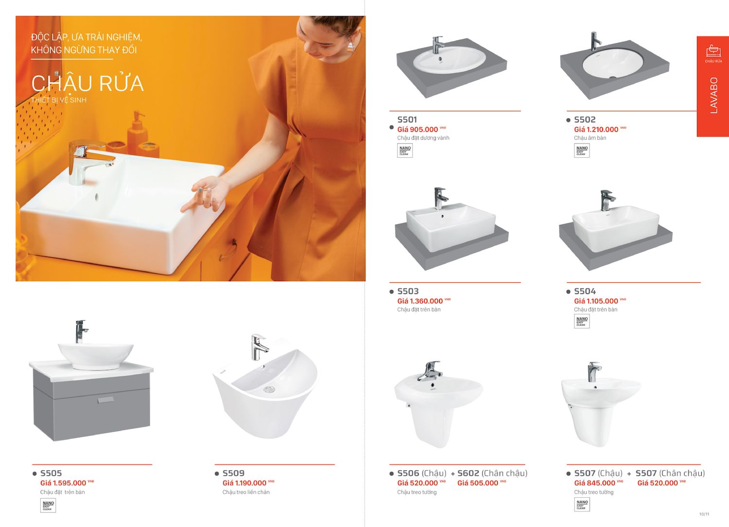 Thiết bị vệ sinh SANFI Catalogue và bảng giá mới nhất /Page 6